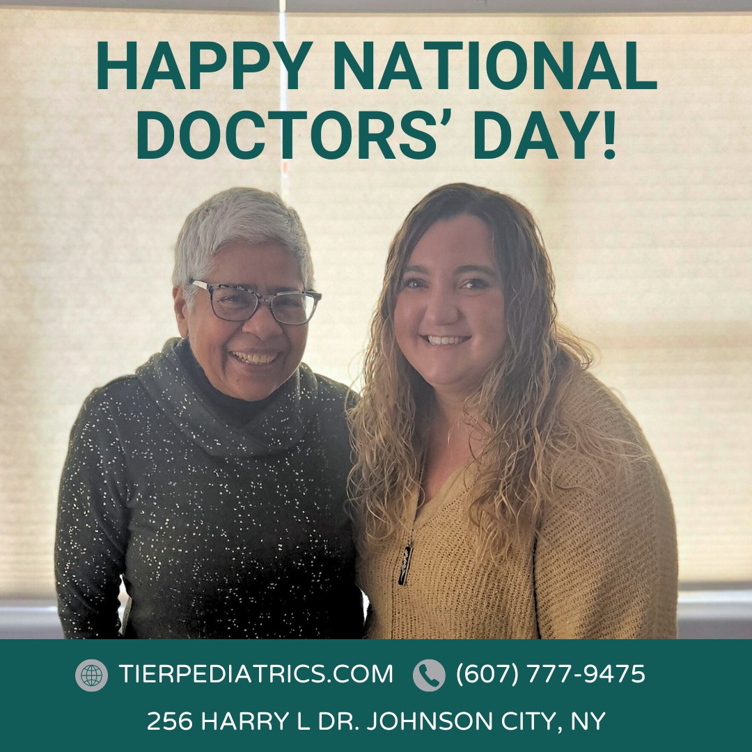 Happy National Doctors' Day to our incredible team at Tier Pediatrics!